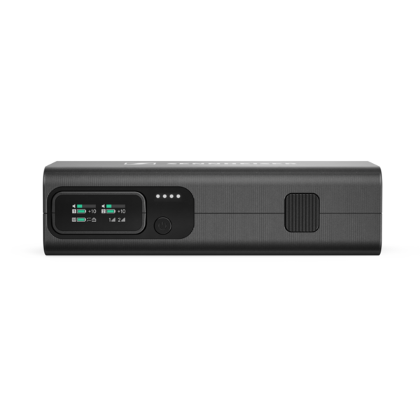 2-CHANNEL CLIP-ON/HANDHELD MICROPHONE SYSTEM, 2.4 GHZ RECEIVER, 2 CLIP-ON MICROPHONES